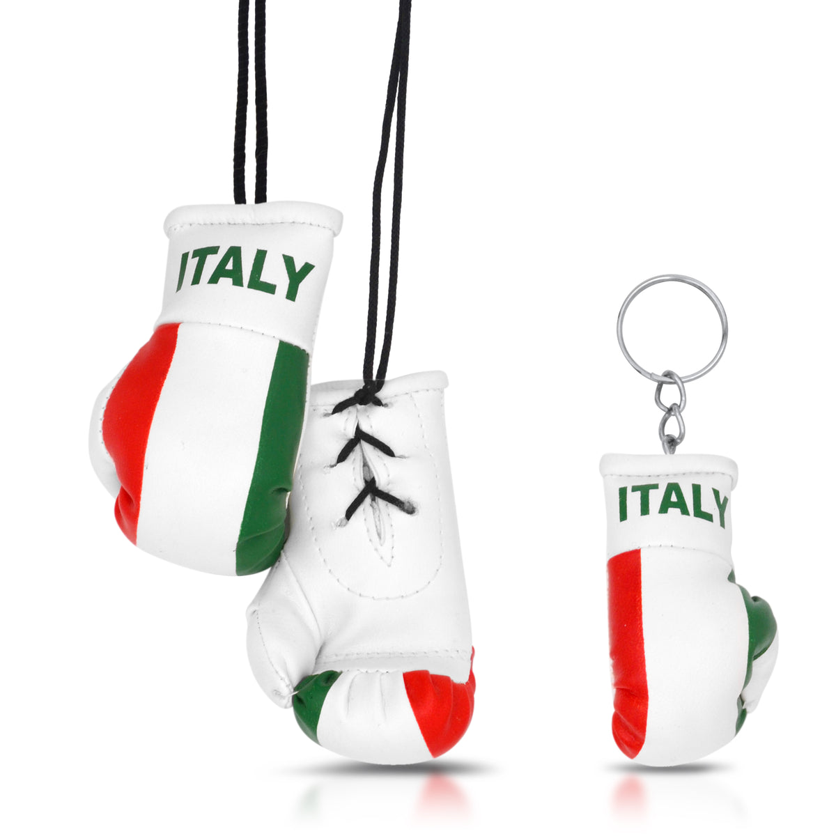 Mini Boxing Gloves & Keychain Set