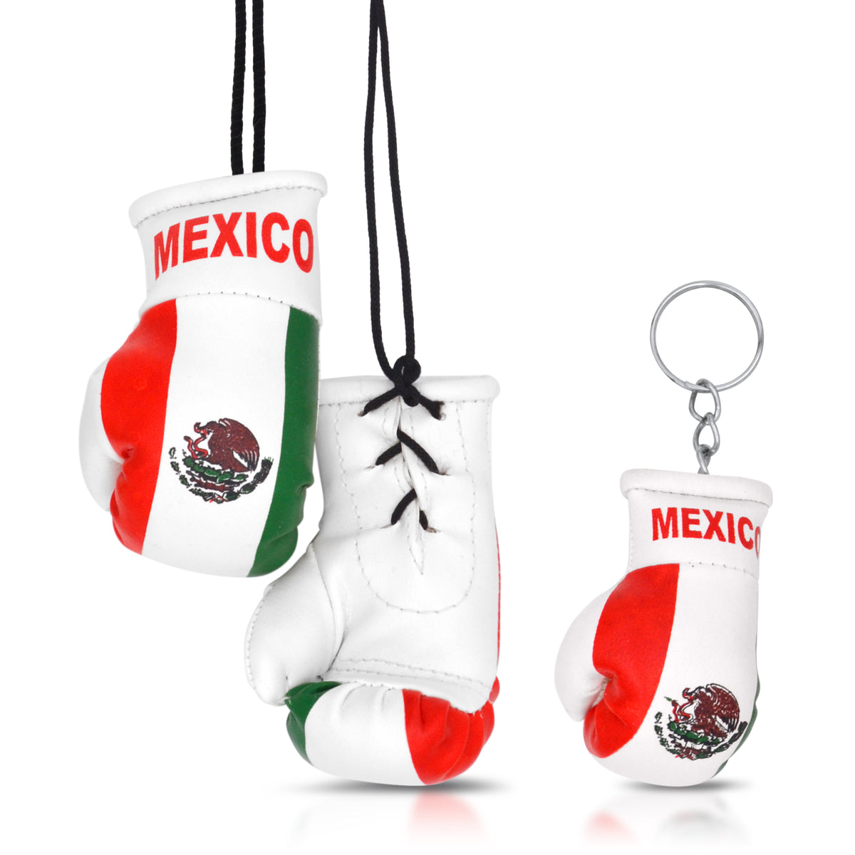 Mini Boxing Gloves & Keychain Set