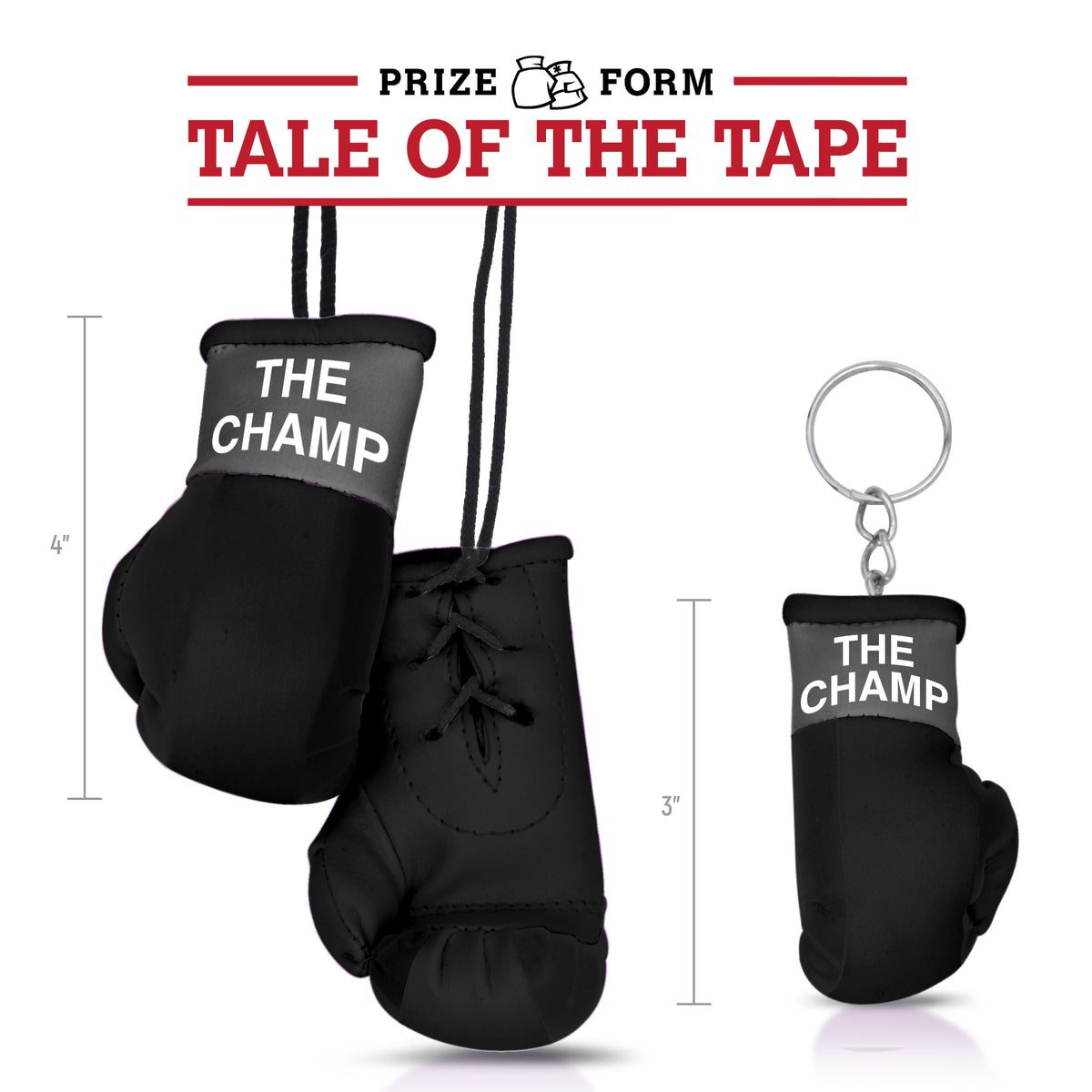 Mini Boxing Gloves & Keychain Set