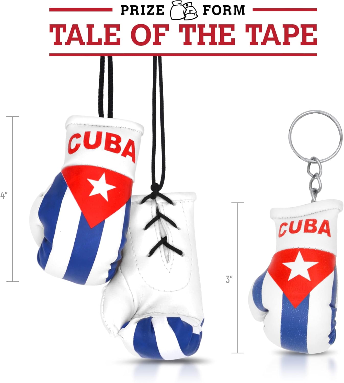 Mini Boxing Gloves & Keychain Set