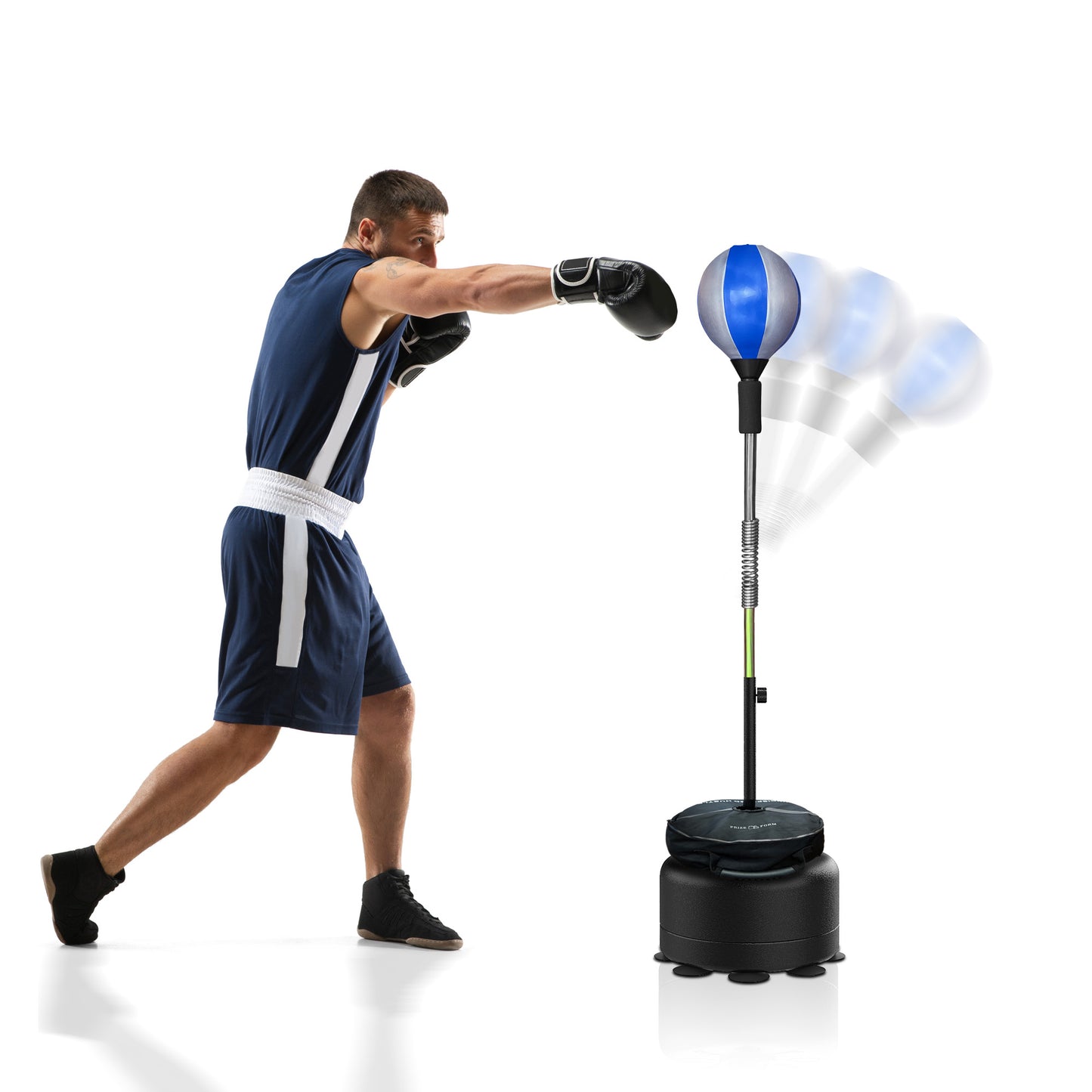 Fast Action Cobra Reflex Bag – Boxing Reflex Bag for Home Training, Speed, Timing, Cardio & Hand-Eye Coordination