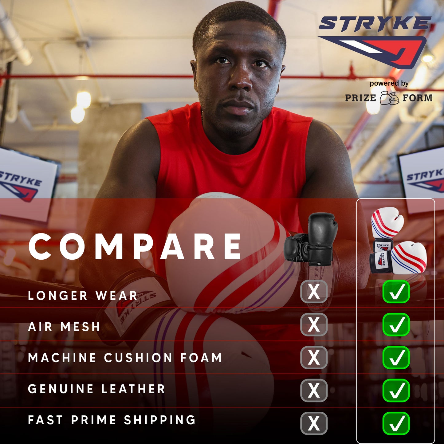 Genuine Leather Boxing Gloves - 16oz