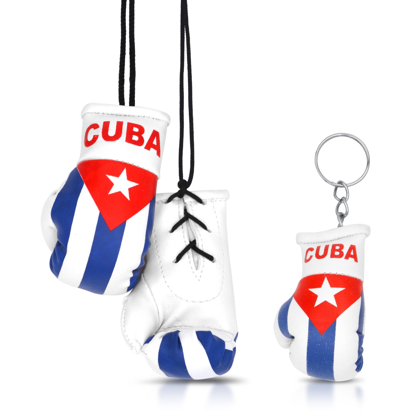 Mini Boxing Gloves & Keychain Set