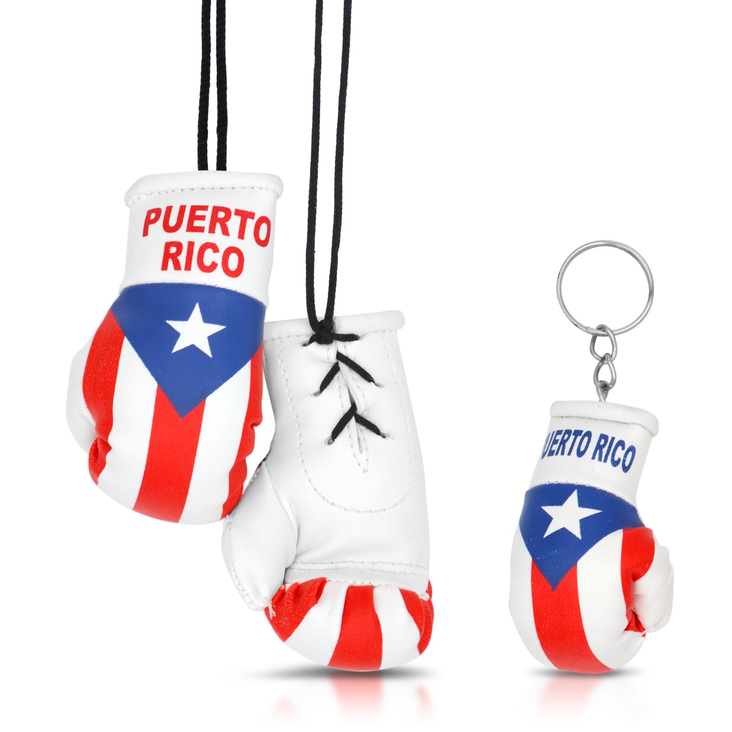 Mini Boxing Gloves & Keychain Set