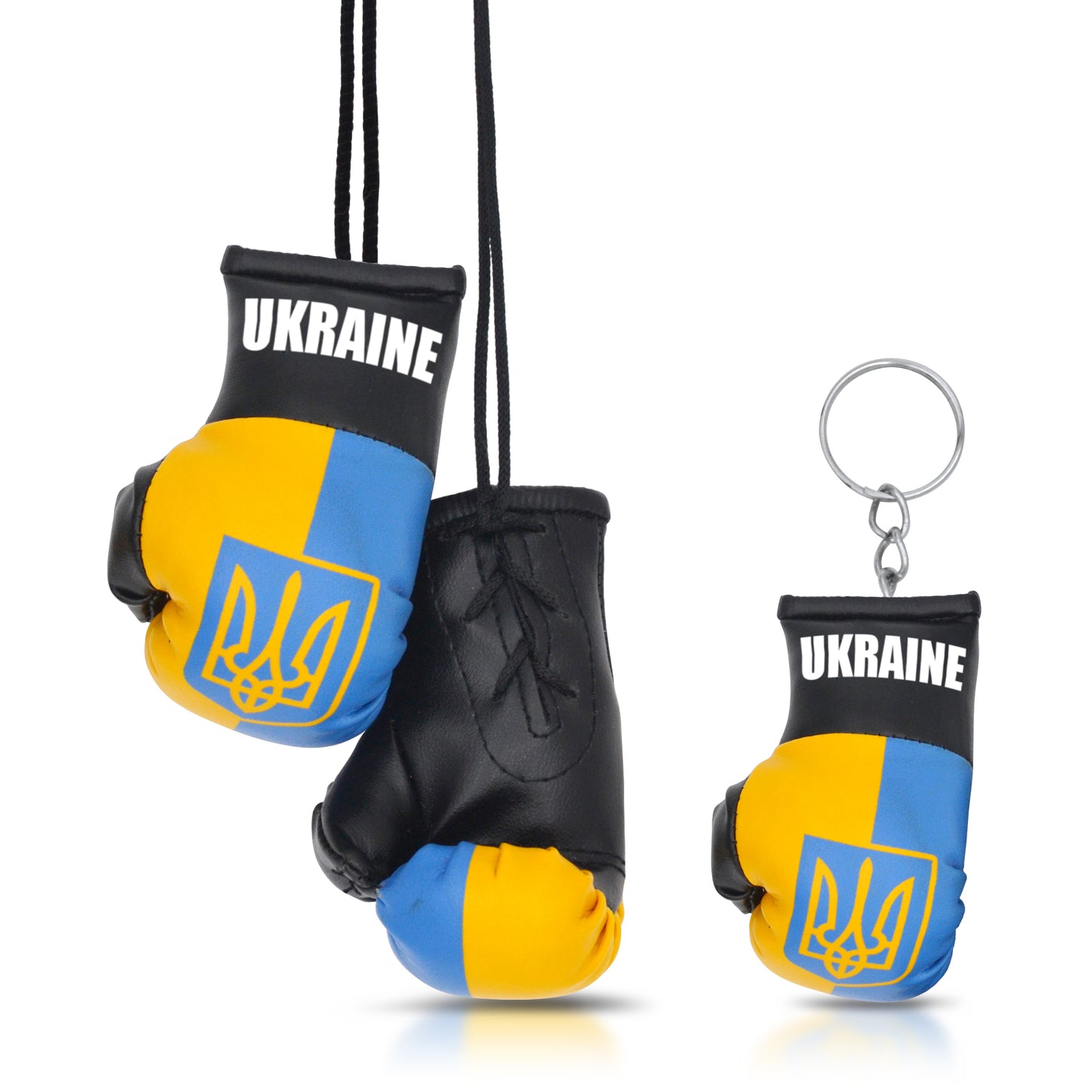 Mini Boxing Gloves & Keychain Set